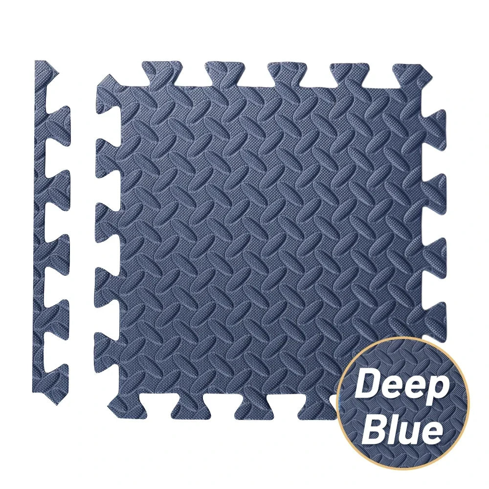 Tapis Puzzle - 30x30cm - M2 - Bleu Noir