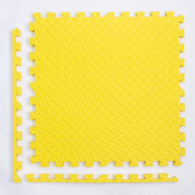 Tapis puzzle - 30x30cm - M2 - Jaune