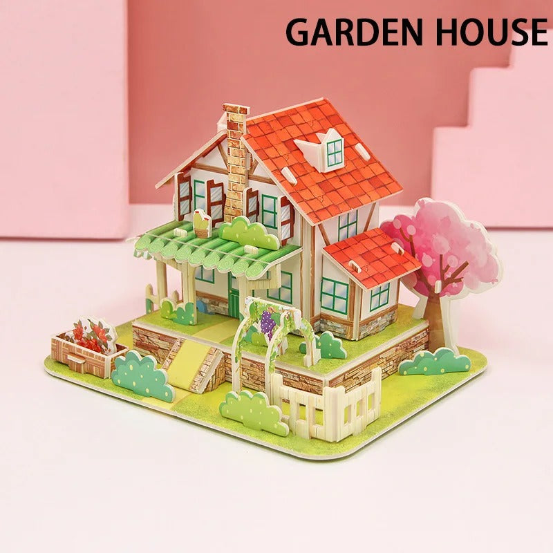 puzzle-3d-maison-avec-jardin