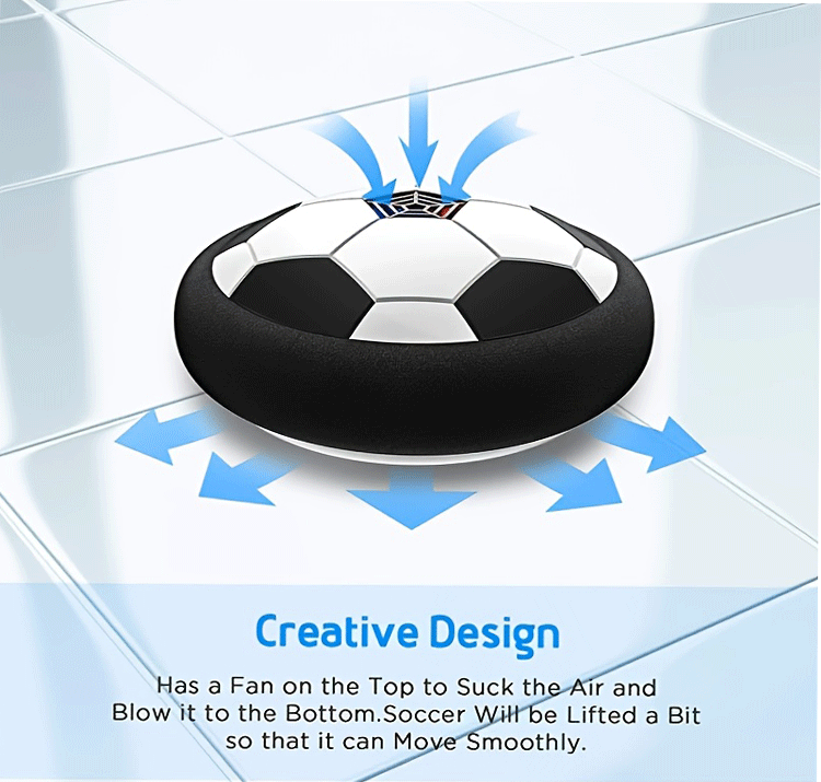 FLOTBALL™ - Ballon de football flottant électrique avec lumière LED et Musique pour Parents-Enfants - EducJeux