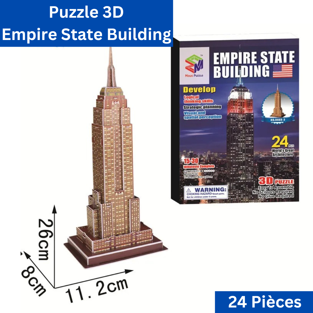 Puzzle-3D-Empire-State-Building-24-Pieces