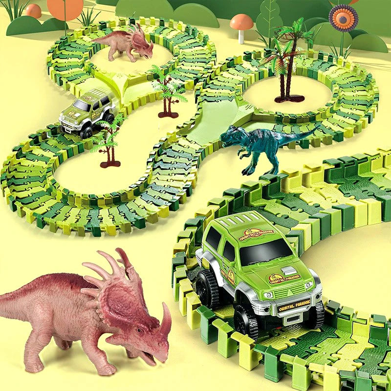 Circuit voiture Dinosaur - 1 Pièce