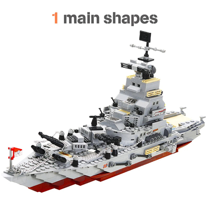 Jeu de construction - Navire de guerre