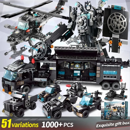 Jeu de construction - Camion de Police