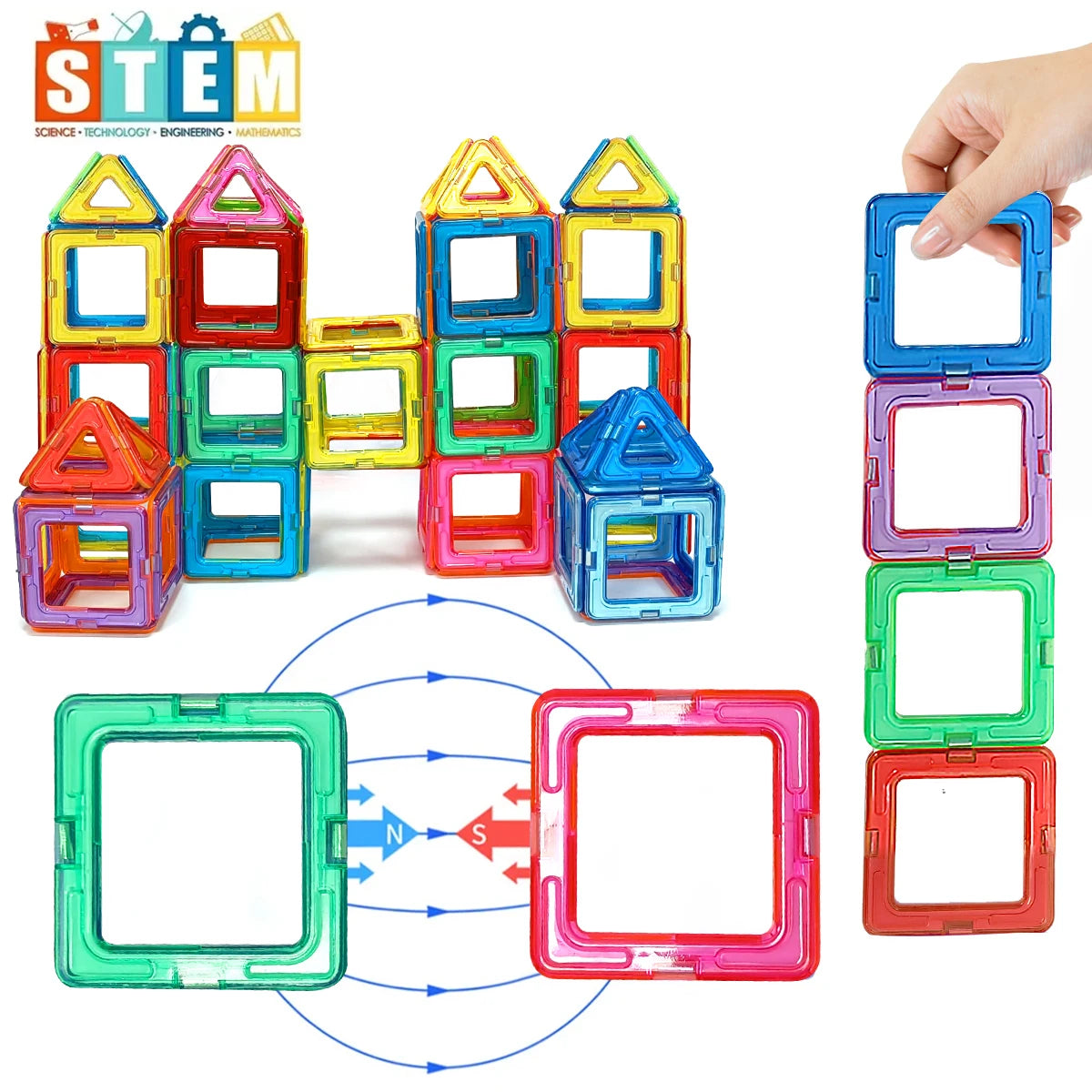 Jeu de construction magnétique