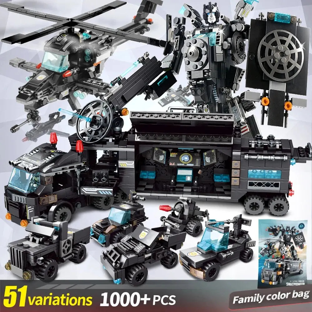 Jeu de construction - Camion de Police