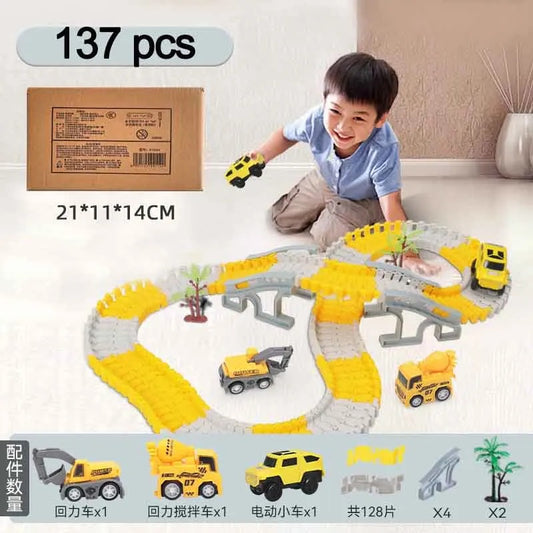 Circuit Voiture Enfant - 137 Pièces