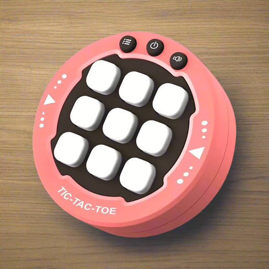 jeu morpion tic tac toe - jeu - electronique - rouge