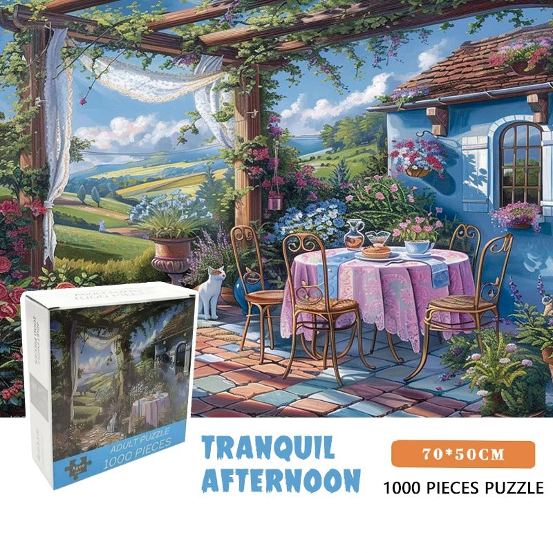 Puzzle 1000 Pièces - Puzzle Adulte - Après-midi Tranquille - 70x50cm