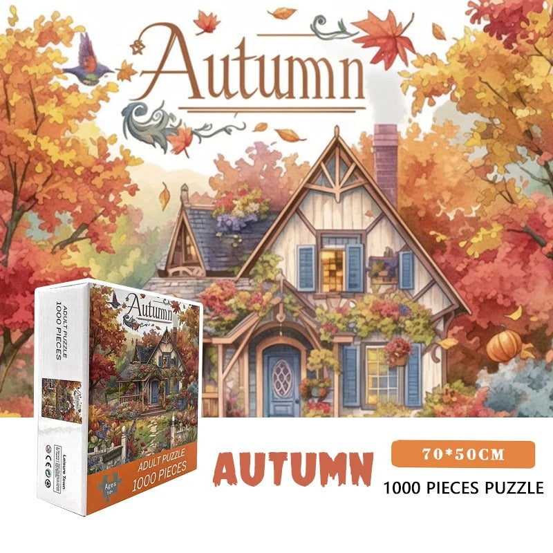 Puzzle 1000 Pièces - Puzzle Adulte - Automne - 70x50cm