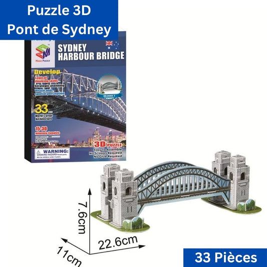 puzzle-3d-pont-de-sydney-33-pieces