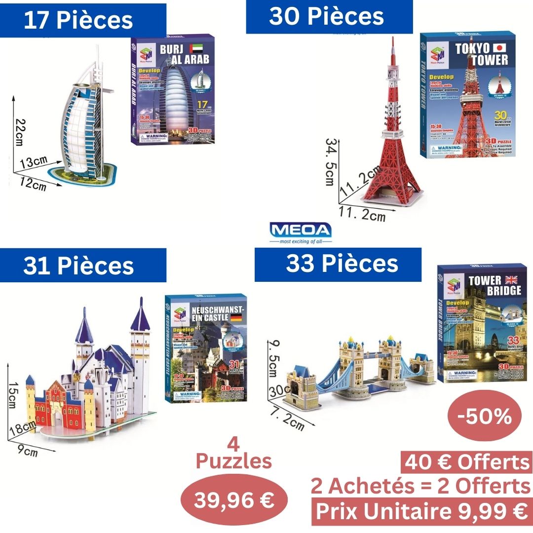 puzzle-3d-promotion-tour-de-tokyo-burj-al-arab-tower-bridge-chateau-de-neuschwanstein_2