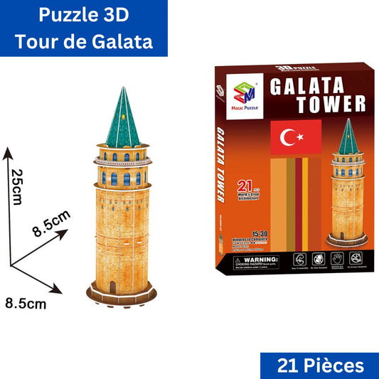 puzzle-3d-tour-de-galata-21-pieces