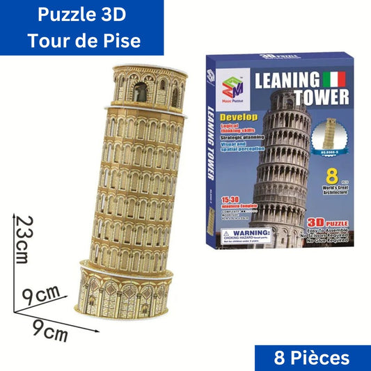 puzzle-3d-tour-de-pise-8-pieces