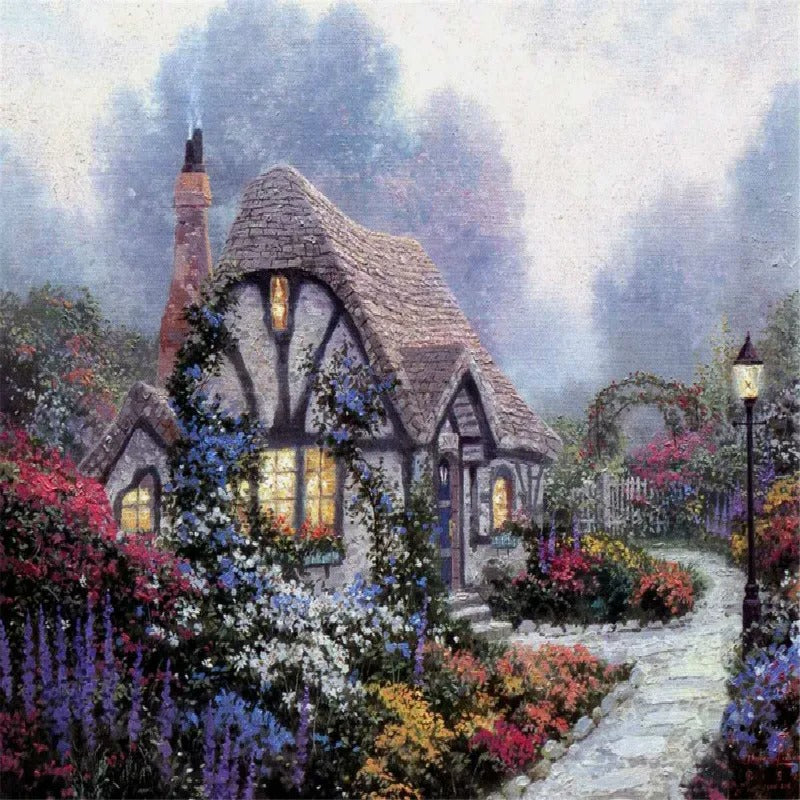 puzzle adulte - 500 pièces Cabane dans les bois
